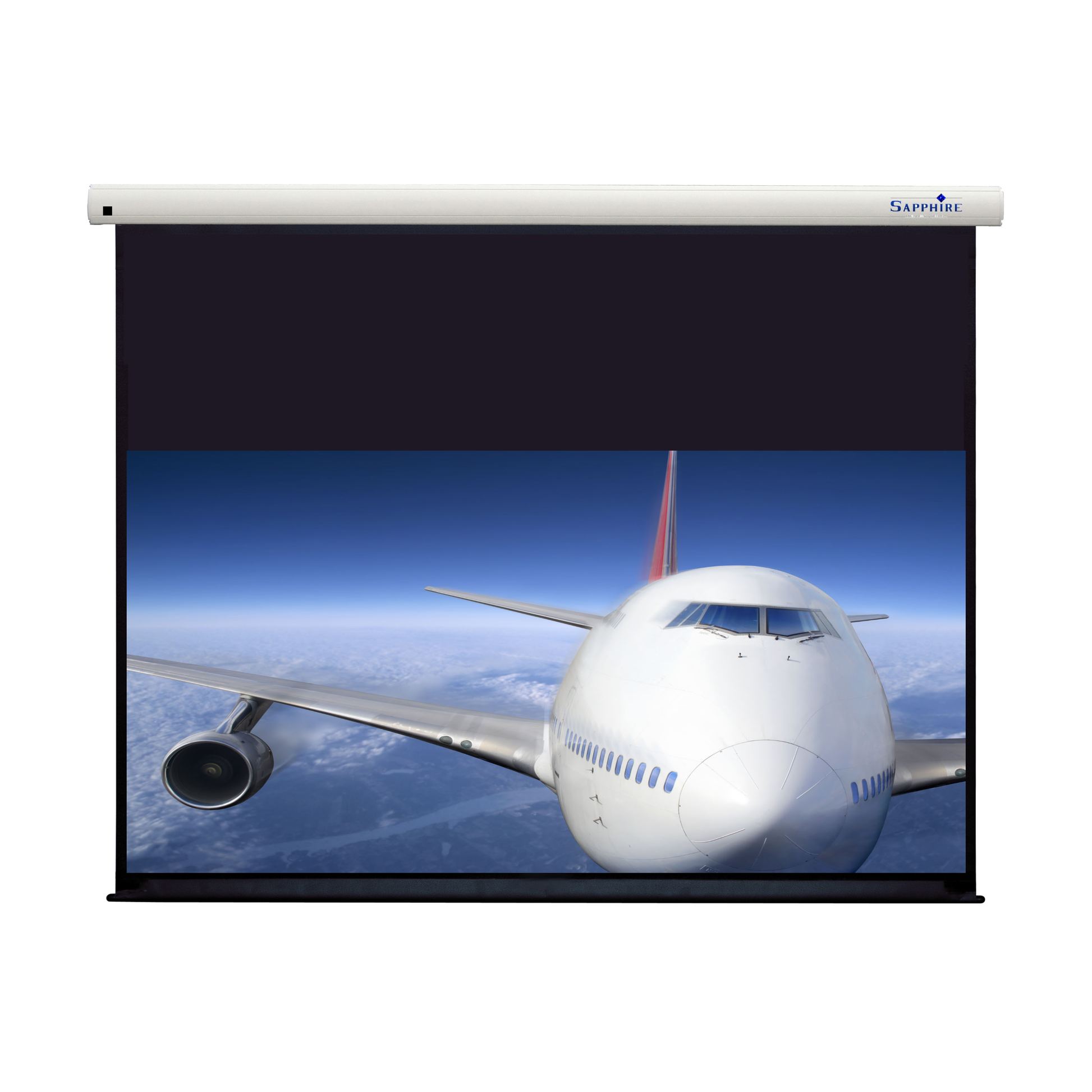 sapphire projection screens electric